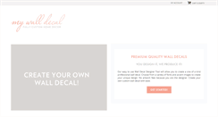 Desktop Screenshot of mywalldecal.com