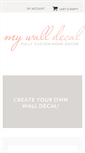 Mobile Screenshot of mywalldecal.com