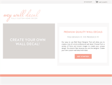 Tablet Screenshot of mywalldecal.com
